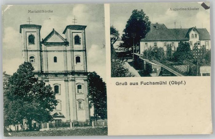 Fuchsmuehl ariahilfkirche Augustinerkloster x 1927