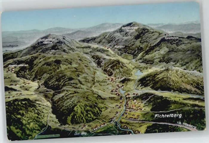 Fichtelberg Bayreuth Fichtelberg Künstlerkarte KünstlerE. Fe