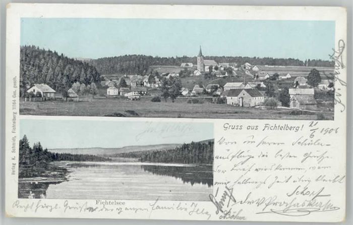 Fichtelberg Bayreuth Fichtelberg Fichtelsee x 1906