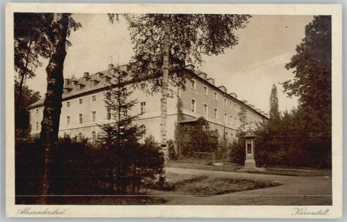 Bad Alexandersbad Kurhaus x 1890-1920