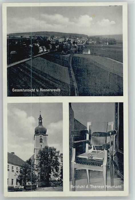 Konnersreuth Kirche Betstuhl Therese Neumann * 1890-