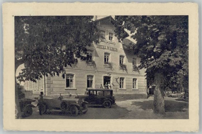 Bad Alexandersbad Hotel-Pension Weber x 1890-1920