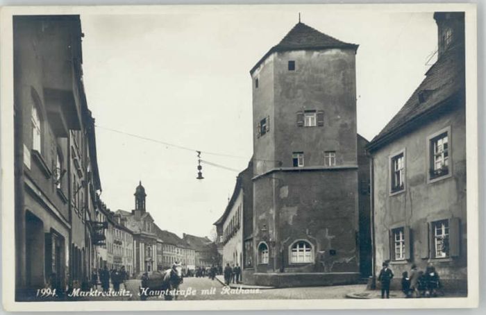 Marktredwitz Hauptstraße Rathaus * 1921-1965