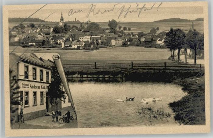 Thiersheim Kolonialwaren Andreas Kohl * 1890-1920