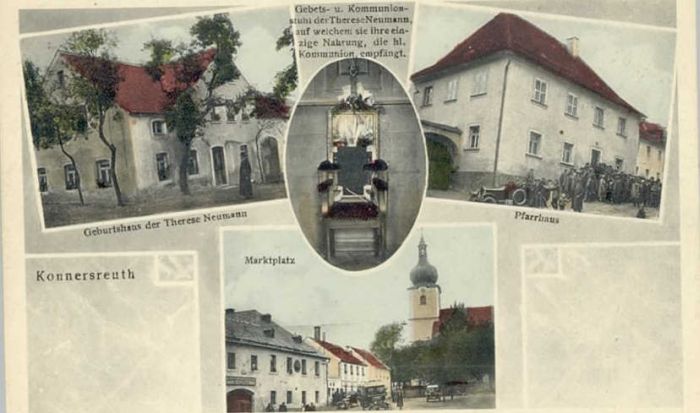 Konnersreuth Pfarrhaus Marktplatz Geburtshaus Therese Neumann * 1921-1965