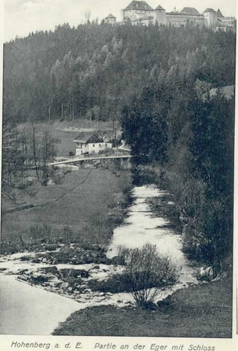 Hohenberg Eger Egertal Schloss Hohenberg * 1921-1965