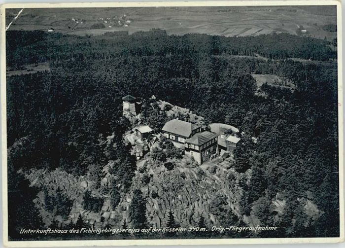 Neusorg Fichtelgebirge Fliegeraufnahme Unterkunftshaus x 1936