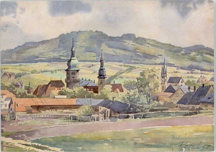 Wunsiedel Künstlerkarte KünstlerGust Petzl * 1921