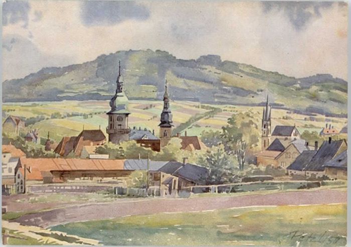 Wunsiedel Künstlerkarte KünstlerGust Petzl * 1921