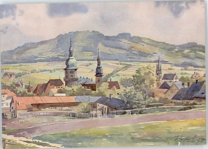 Wunsiedel Künstlerkarte KünstlerGust Petzl * 1921