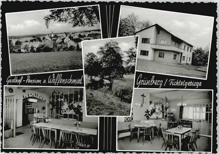 Gruenberg Oberpfalz Gasthof-Pension Zum Waffenschmied * 192