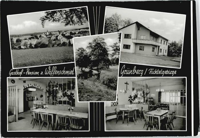 Gruenberg Schlesien Zielona Gora Grünberg Gasthof Pension Waffenschmied