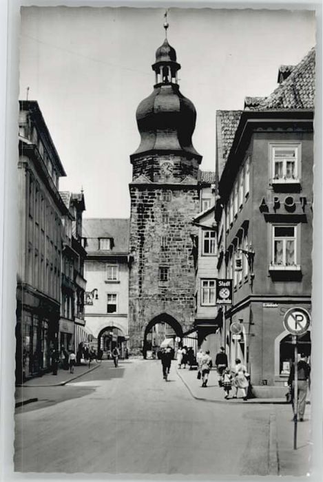 Coburg Bayern Spitalturm * 1955
