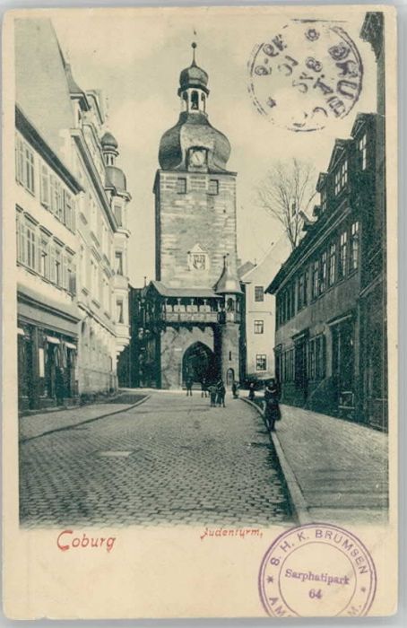 Coburg Judenturm x 1901
