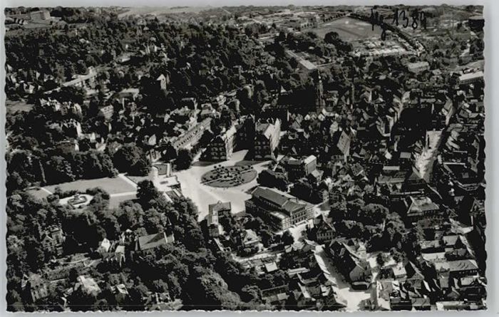 Coburg Bayern Fliegeraufnahme * 1955