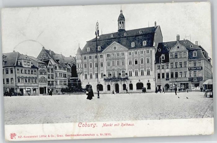 Coburg Bayern Feldpost x 1918