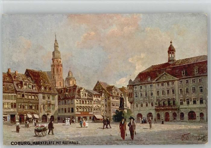 Coburg Künstlerkarte * 1920