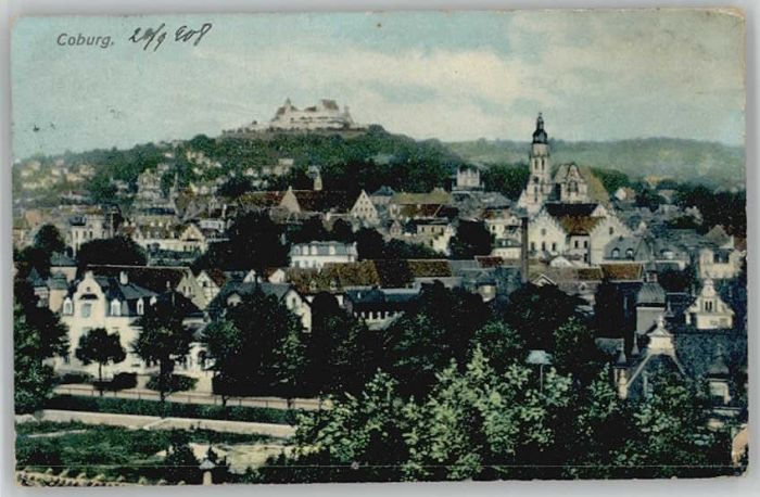 Coburg Bayern  x 1908