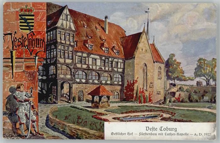 Coburg Bayern Luther Kapelle * 1922