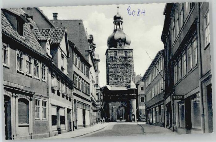 Coburg Bayern Judengasse Judenturm * 1955