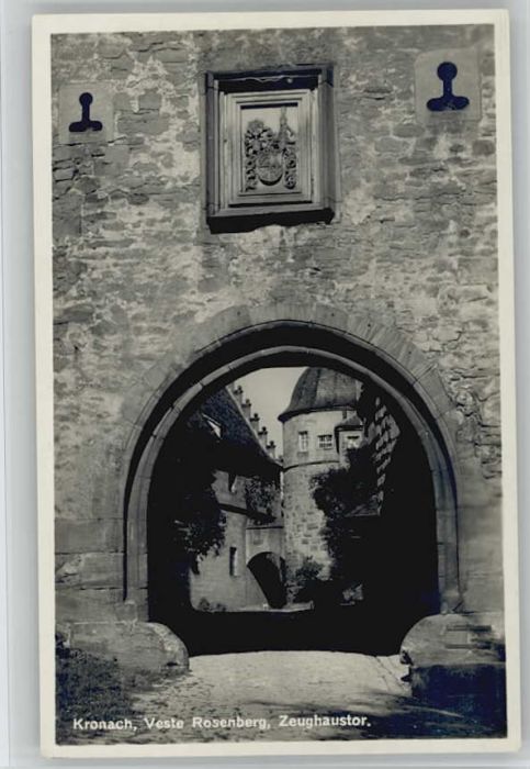 Kronach Oberfranken Veste Rosenberg * 1932