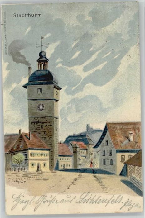 Muenchen Muenchen [Verlag] Stadtturm KünstlerF.
