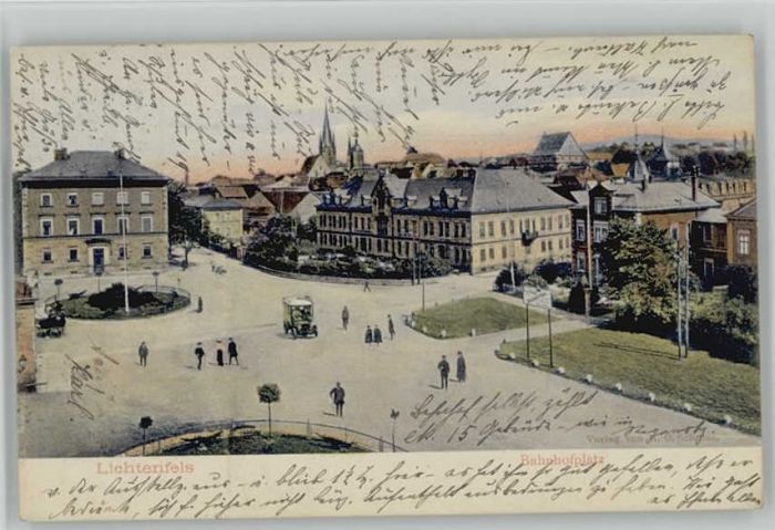Lichtenfels Bayern Bahnhofsplatz x 1905