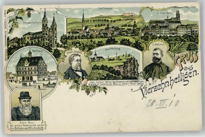 Vierzehnheiligen  x 1910