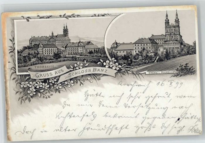 Banz Bad Staffelstein Schloss Banz x 1899