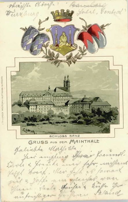 Banz Bad Staffelstein Schloss Banz x 1900