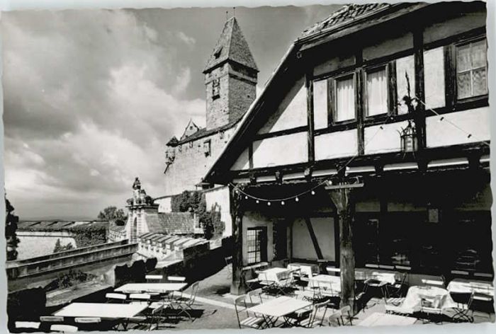 Coburg Bayern Burgschaenke Hotel Festungshof * 1955