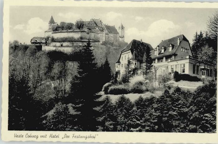 Coburg Bayern Hotel Festungshof * 1940