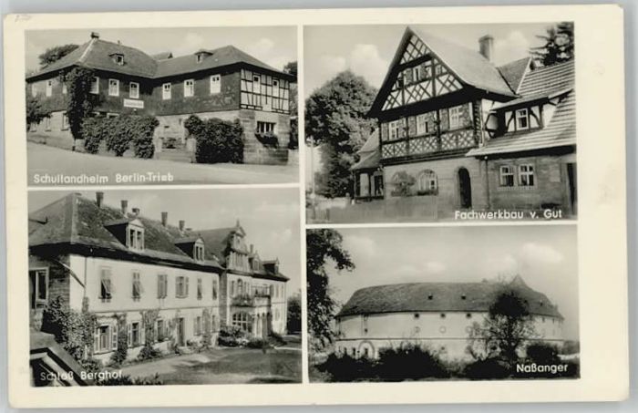 Trieb Oberfranken Schloss Berghof Naßanger x 1955