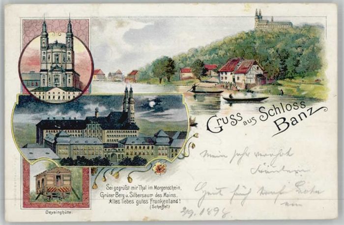 Banz Bad Staffelstein Schloss Banz x 1898