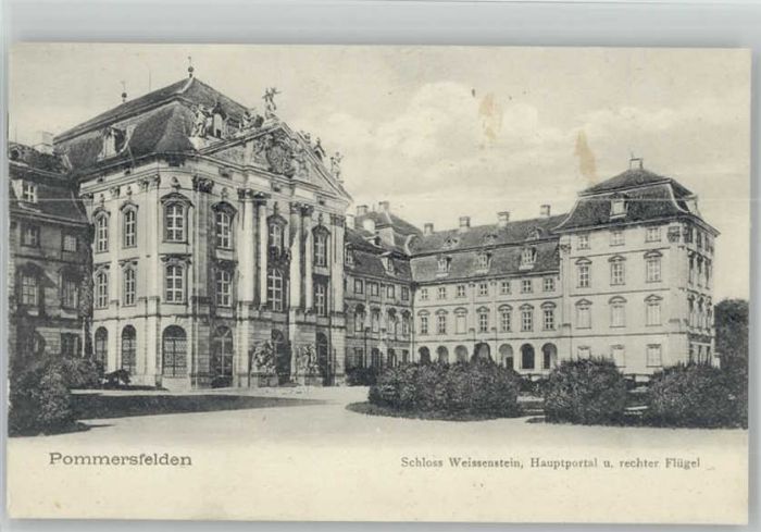 Pommersfelden Schloss Weissenstein * 1910