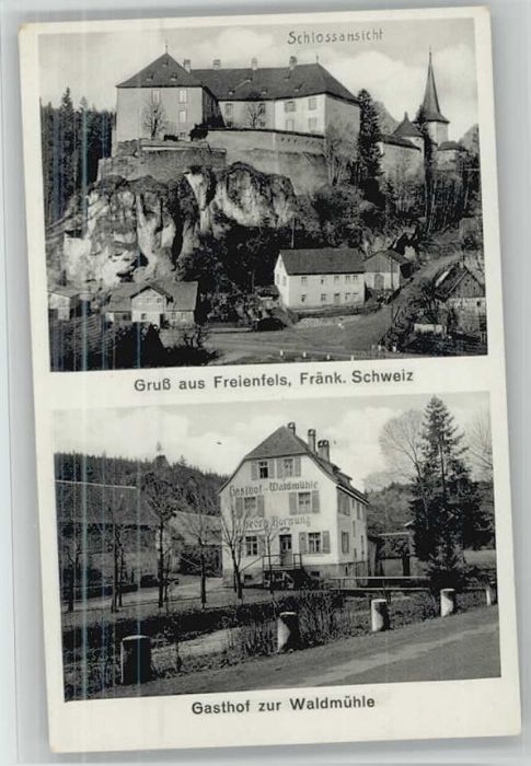 Freienfels Oberfranken Gasthof Waldmuehle * 1940
