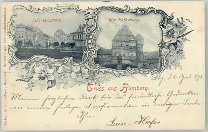 Bamberg Schönleinspalz x 1898