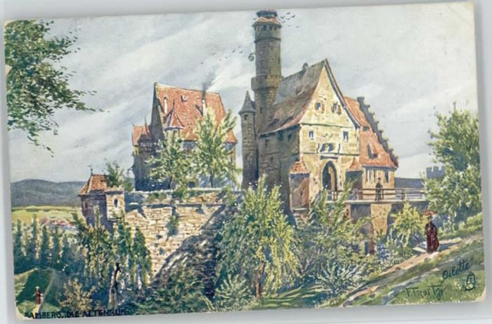 Bamberg Künstlerkarte x 1917
