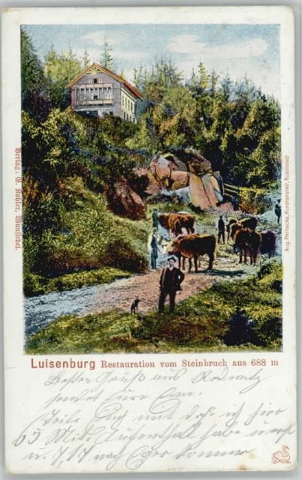 Wunsiedel Fichtelgebirge Luisenburg Restaurant  x