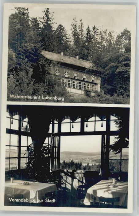 Wunsiedel Fichtelgebirge Luisenburg Restaurant *