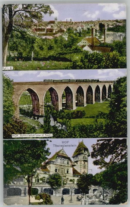 Hof Saale Bahnviadukt Theresienstein