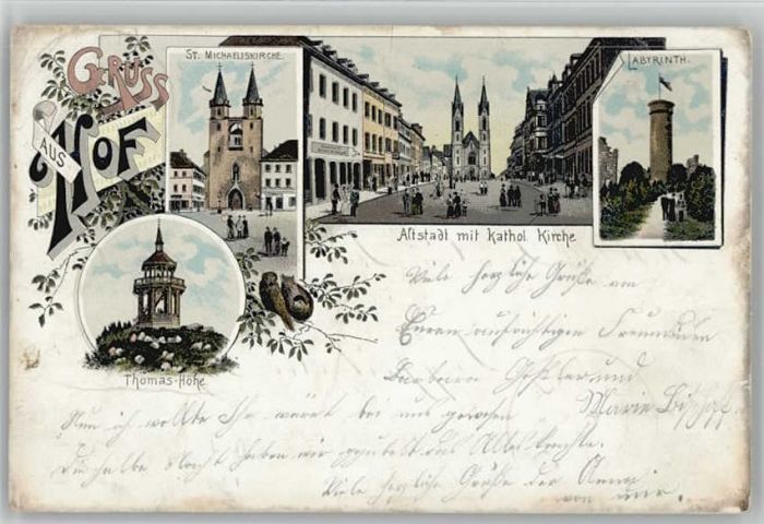 Hof Saale Thomas-Höhe Labyrinth St. Michaeliskirc