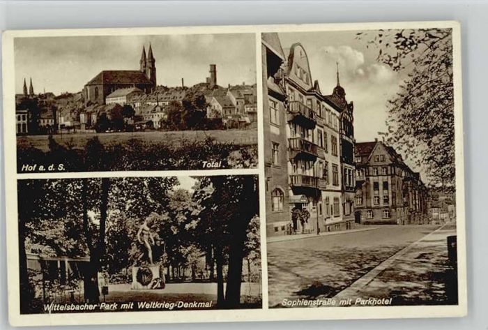 Hof Saale Wittelsbacher Park  Sophienstrasse