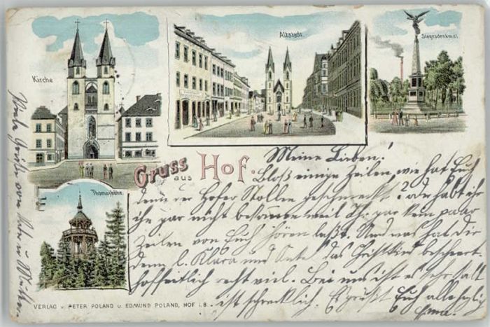 Hof Saale Altstadt Thomashöhe