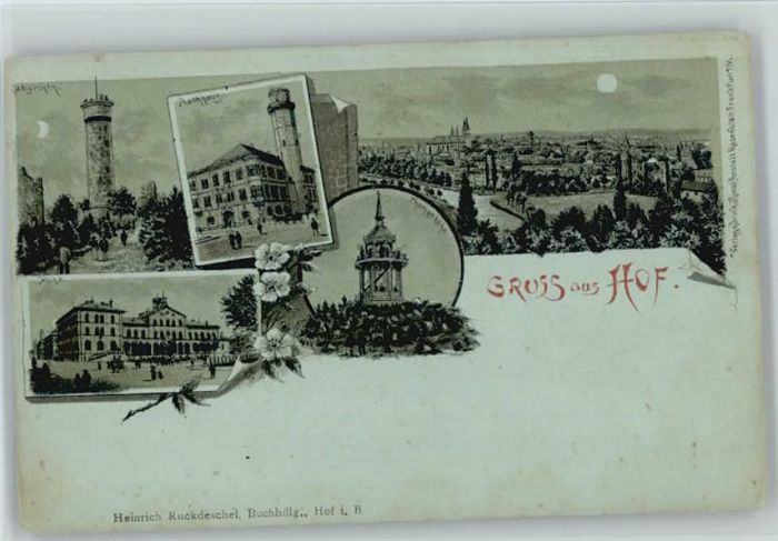 Hof Saale Rathaus Labyrinth Postamt