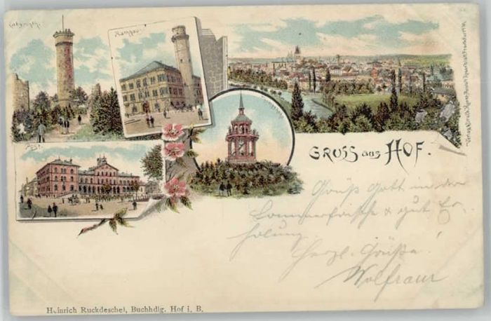 Hof Saale Rathaus Post Thomashöhe