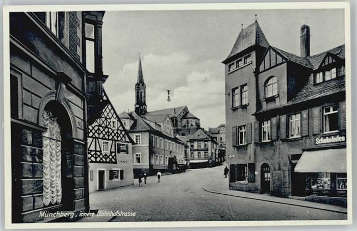 Muenchberg Oberfranken Münchberg Bahnhofstrasse