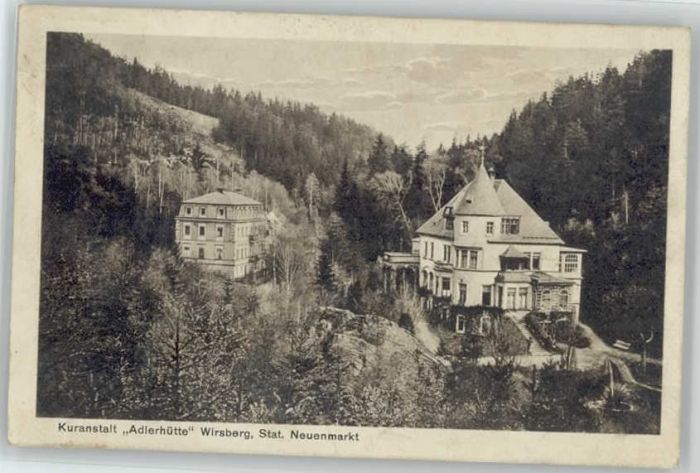Wirsberg Kulmbach Bayern Kuranstalt Adlerhuette Neuenmarkt