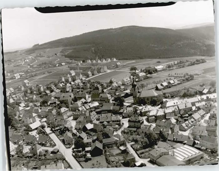 Schwarzenbach Wald Fliegeraufnahme