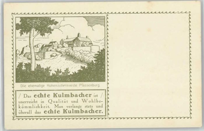 Kulmbach Bayern Hohenzollernveste Plassenburg